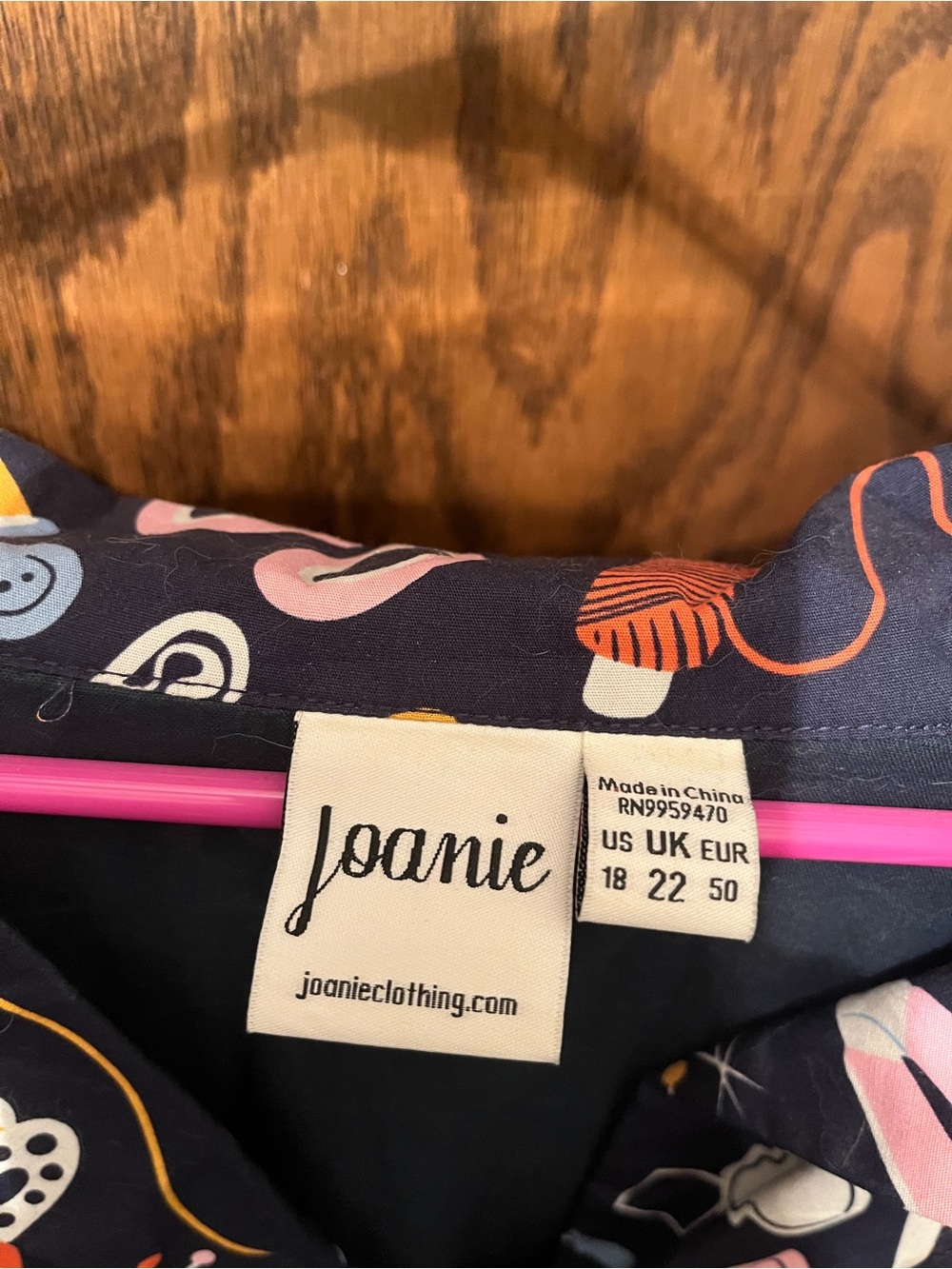 Joanie Sewing Print Dress US18 UK22 - Picture 5 of 5